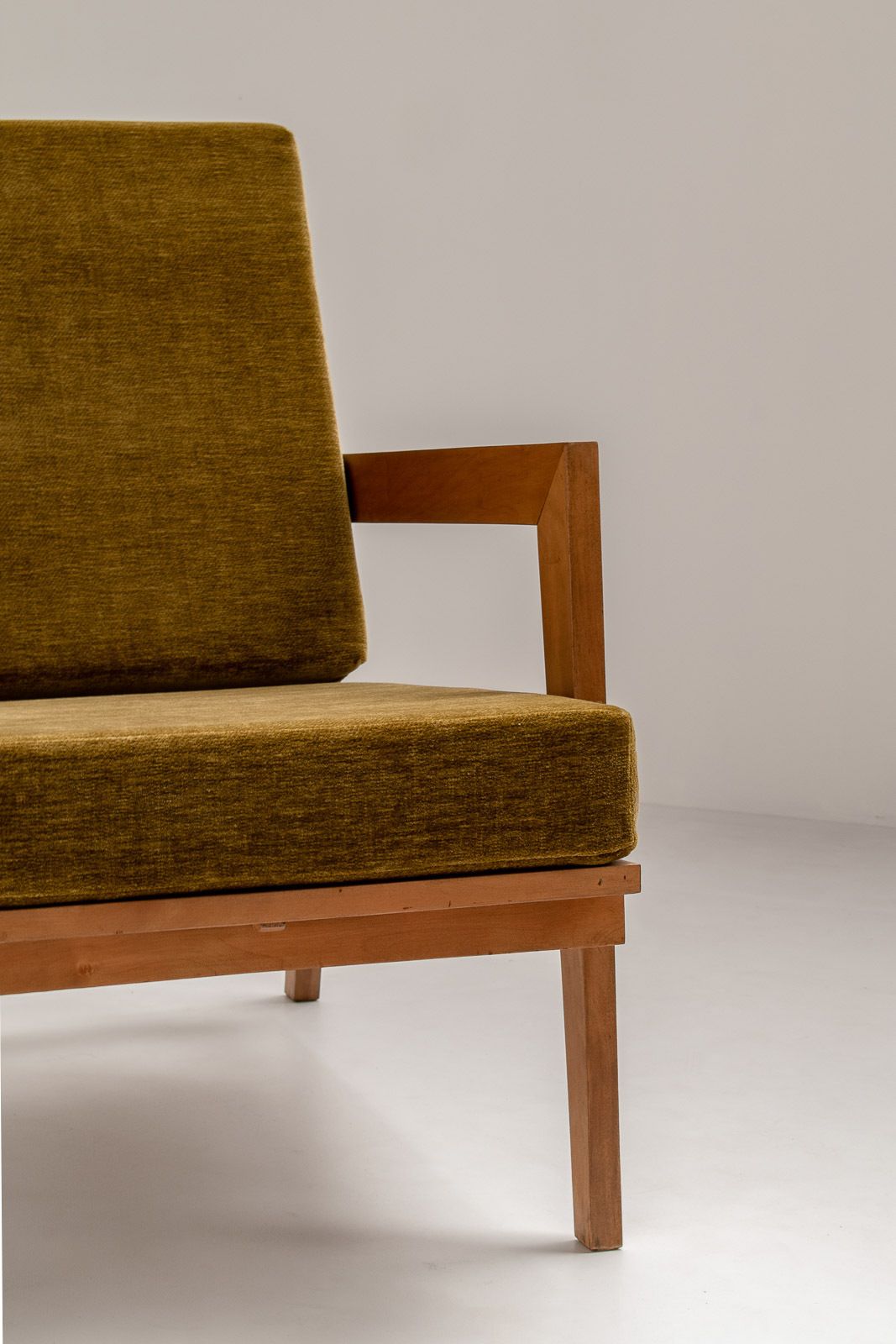 Pair Of French Reconstruction Armchairs, France 1960s photo furniture