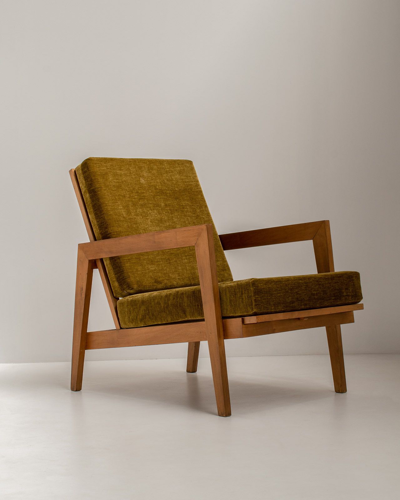 photo furniture Pair Of French Reconstruction Armchairs, France 1960s