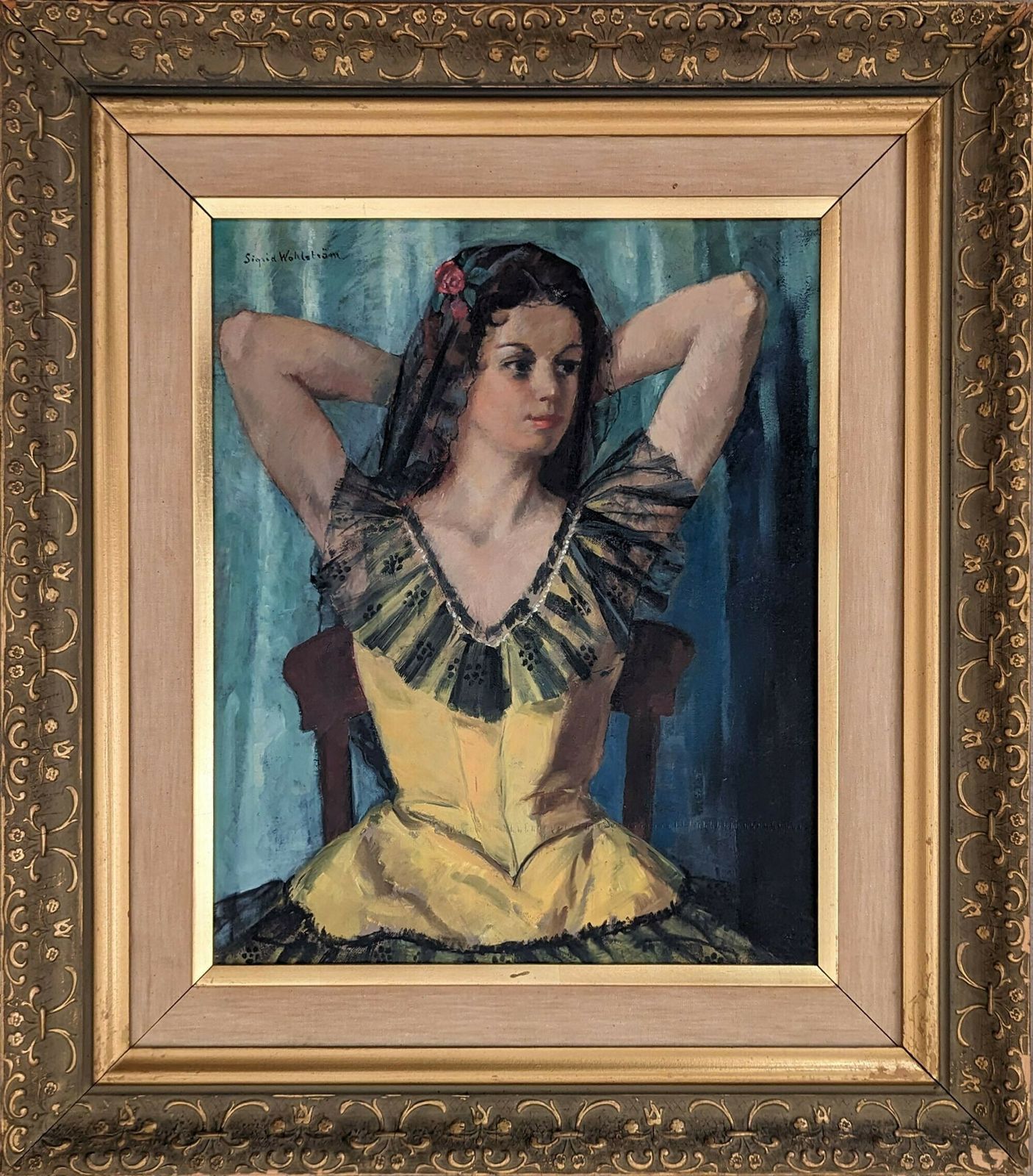 20th Century Swedish School ‘The Yellow Dress’