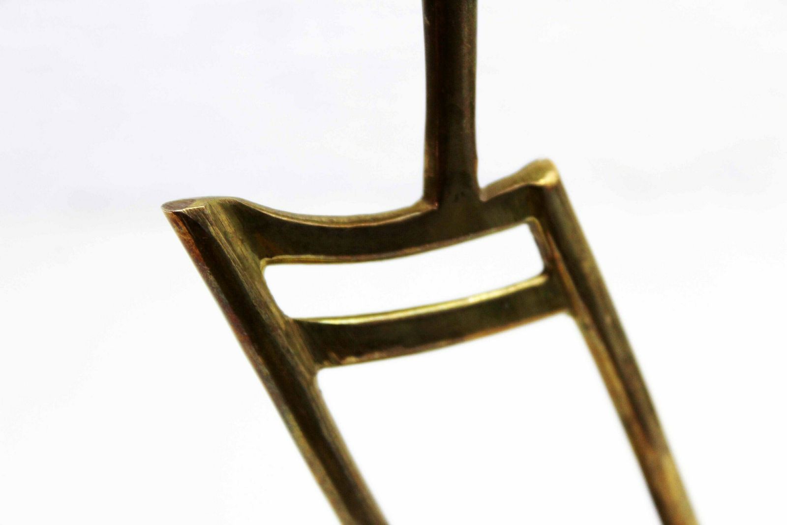 Vintage Musical Note Brass Candlestick photo buy