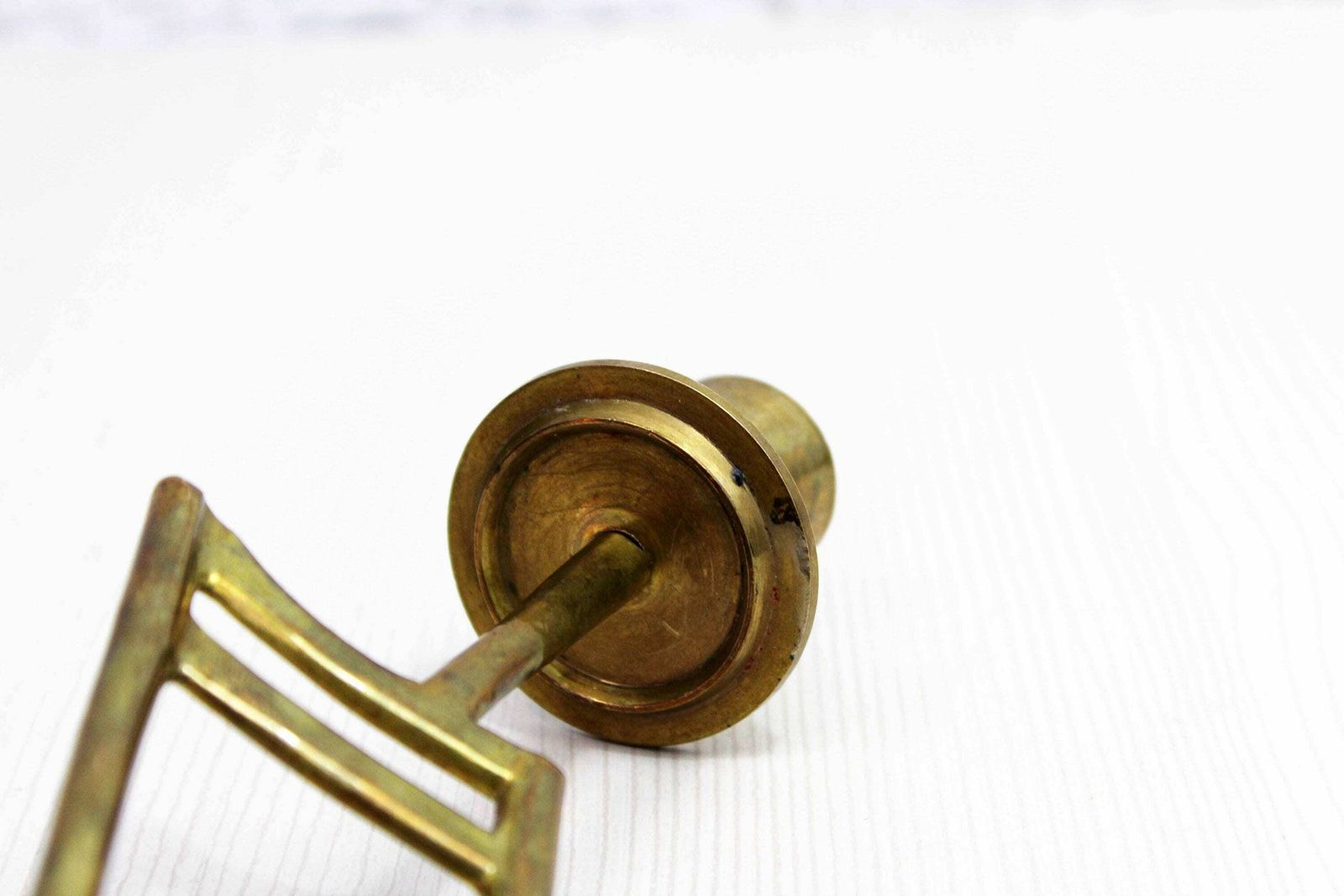 photo furniture Vintage Musical Note Brass Candlestick