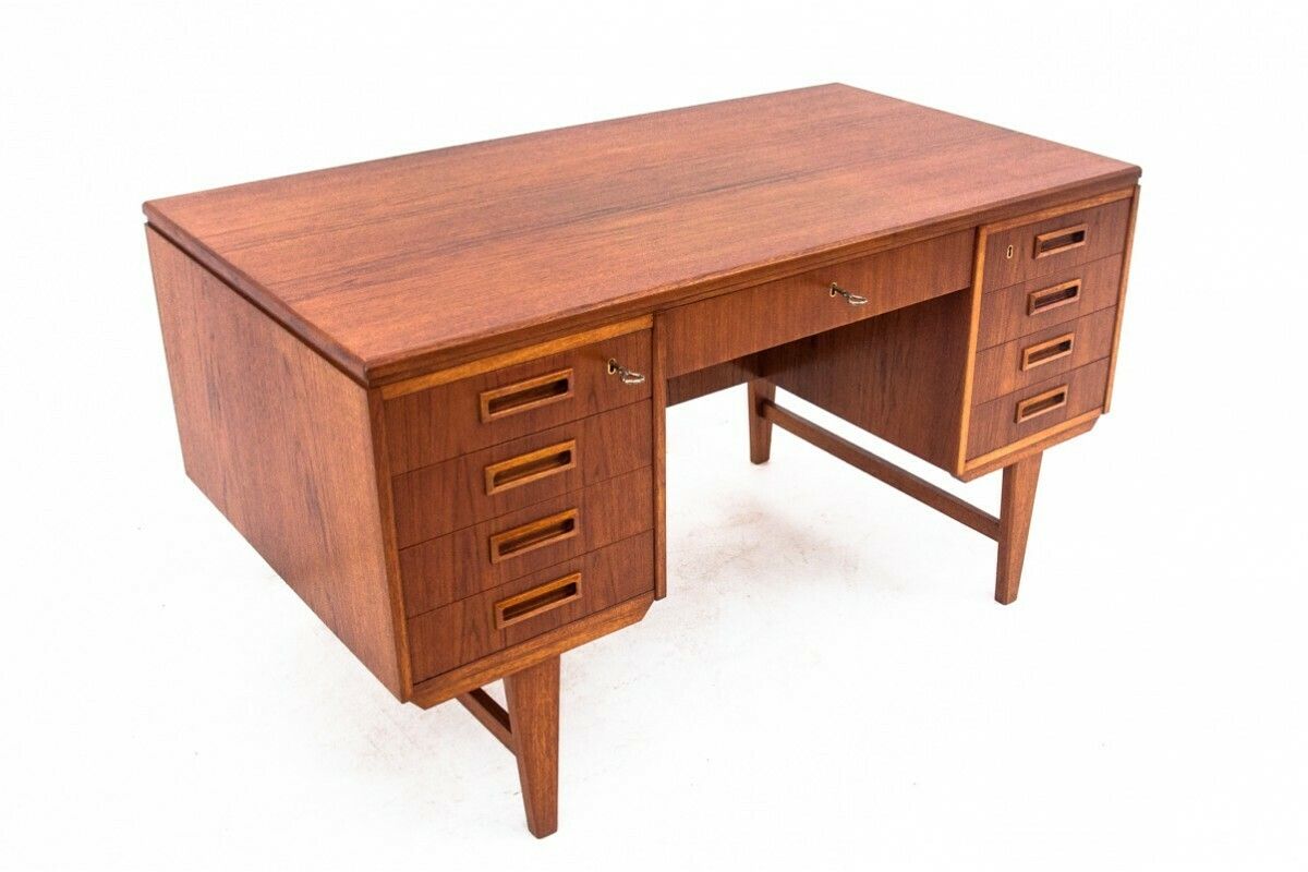 Teak Desk, Denmark, 1960s. After Restoration. photo for sale