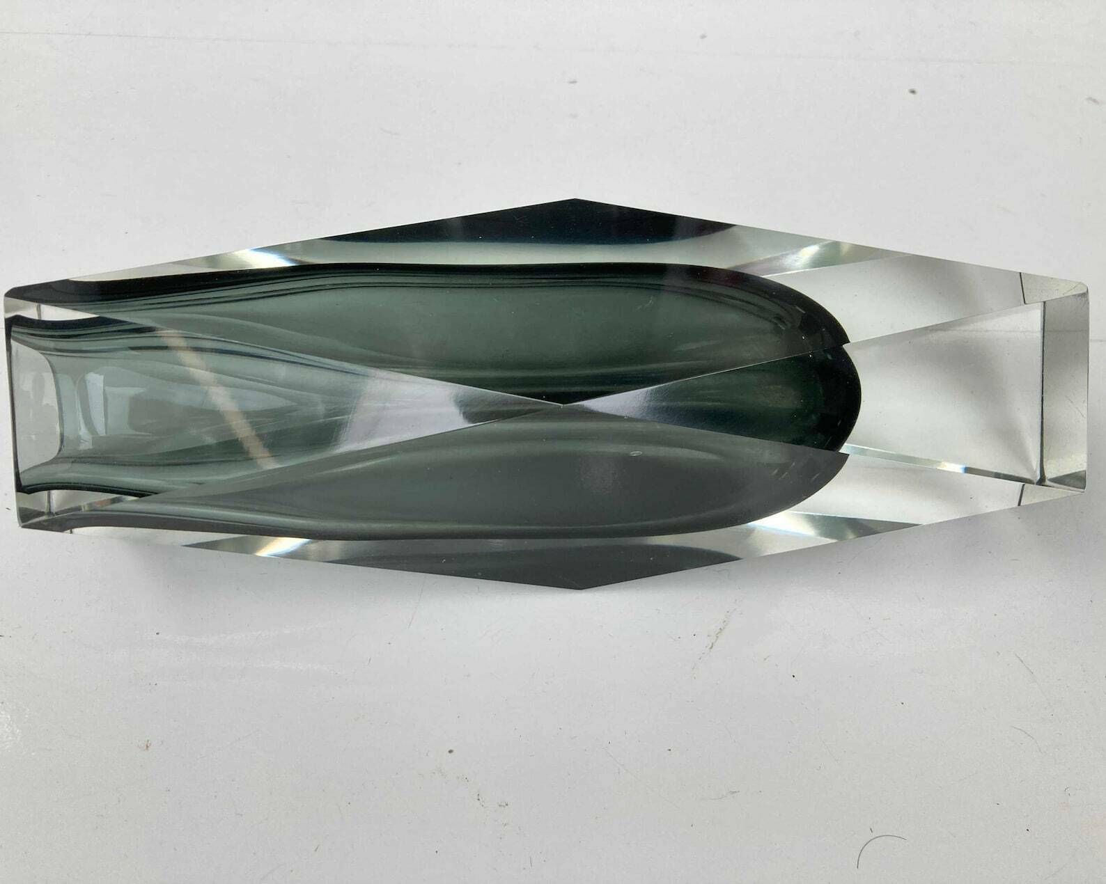 Zwart Murano Vaas Van Luigi Mandruzzato | Murano Object photo Woonaccessoires
