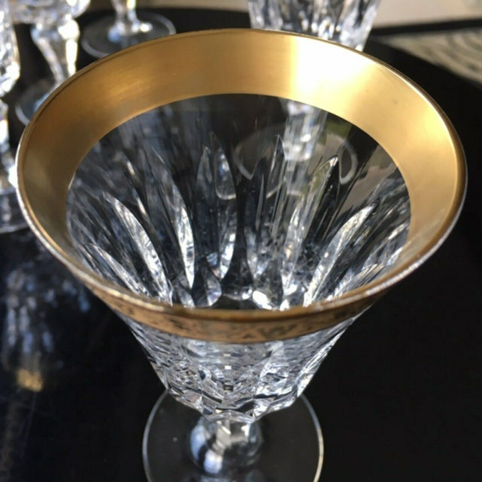 5x Cordialglazen, Aperitifglazen Met 24 Karaats Vergulde Rand / Spiegelau photo Woonaccessoires