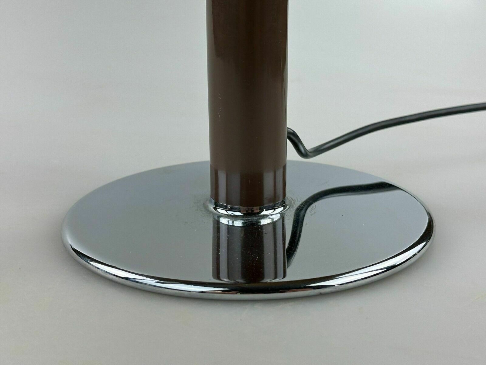60s 70s Table Lamp Ingo Maurer Gulp Tube Lamp Chrome Metal Space Age photo vinterior