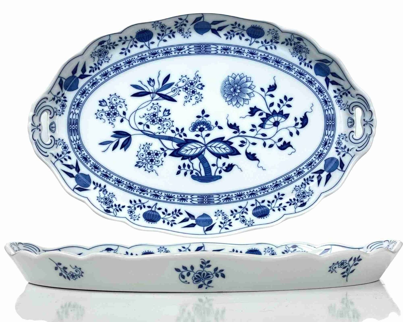 Blue Onion Serveerschaal | Xl Schaal | 1 Stuk | Hutschenreuther (Rosenthal)