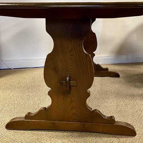 Ercol Golden Dawn Refectory Dining Table photo furniture