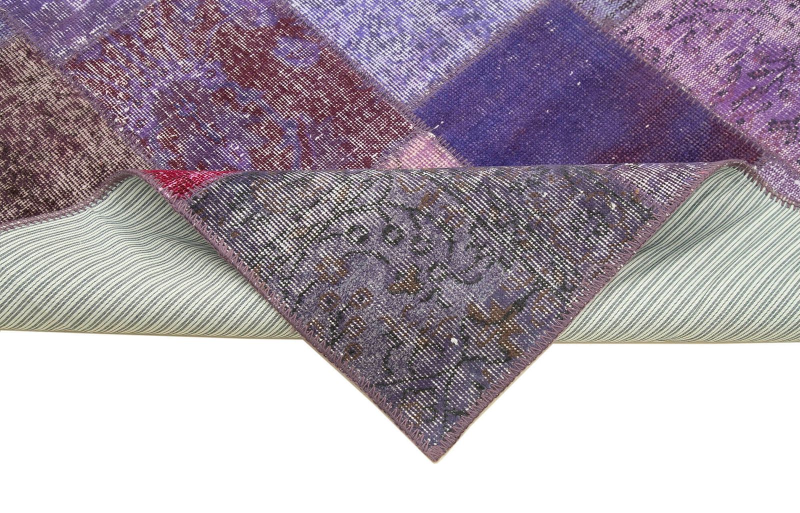 Purple Patchwork 133 X 200 Sku 32071 photo vinterior