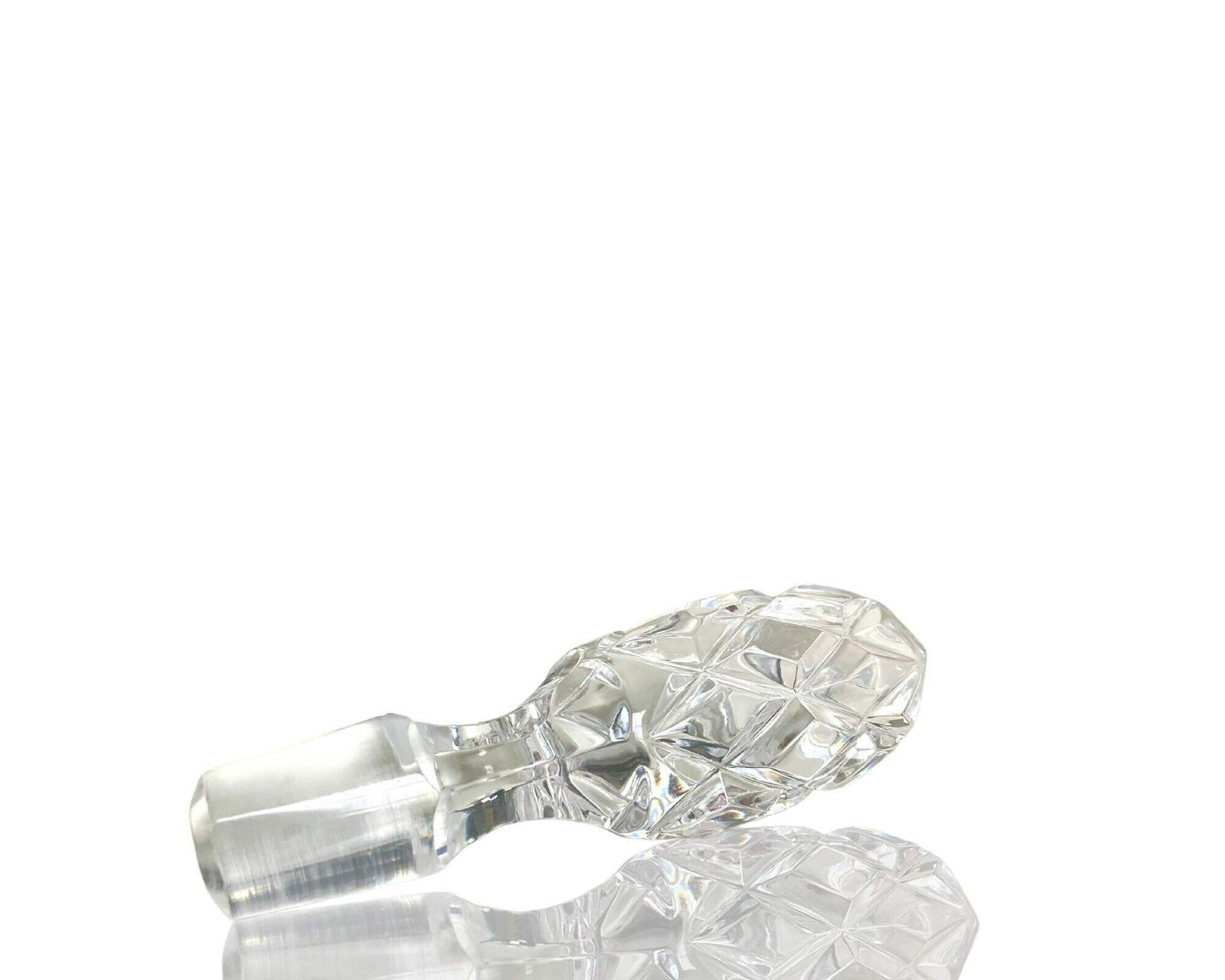 Crystal Red Decanter | Edwardian Carafe | Circa 1920 1950 photo 349.0