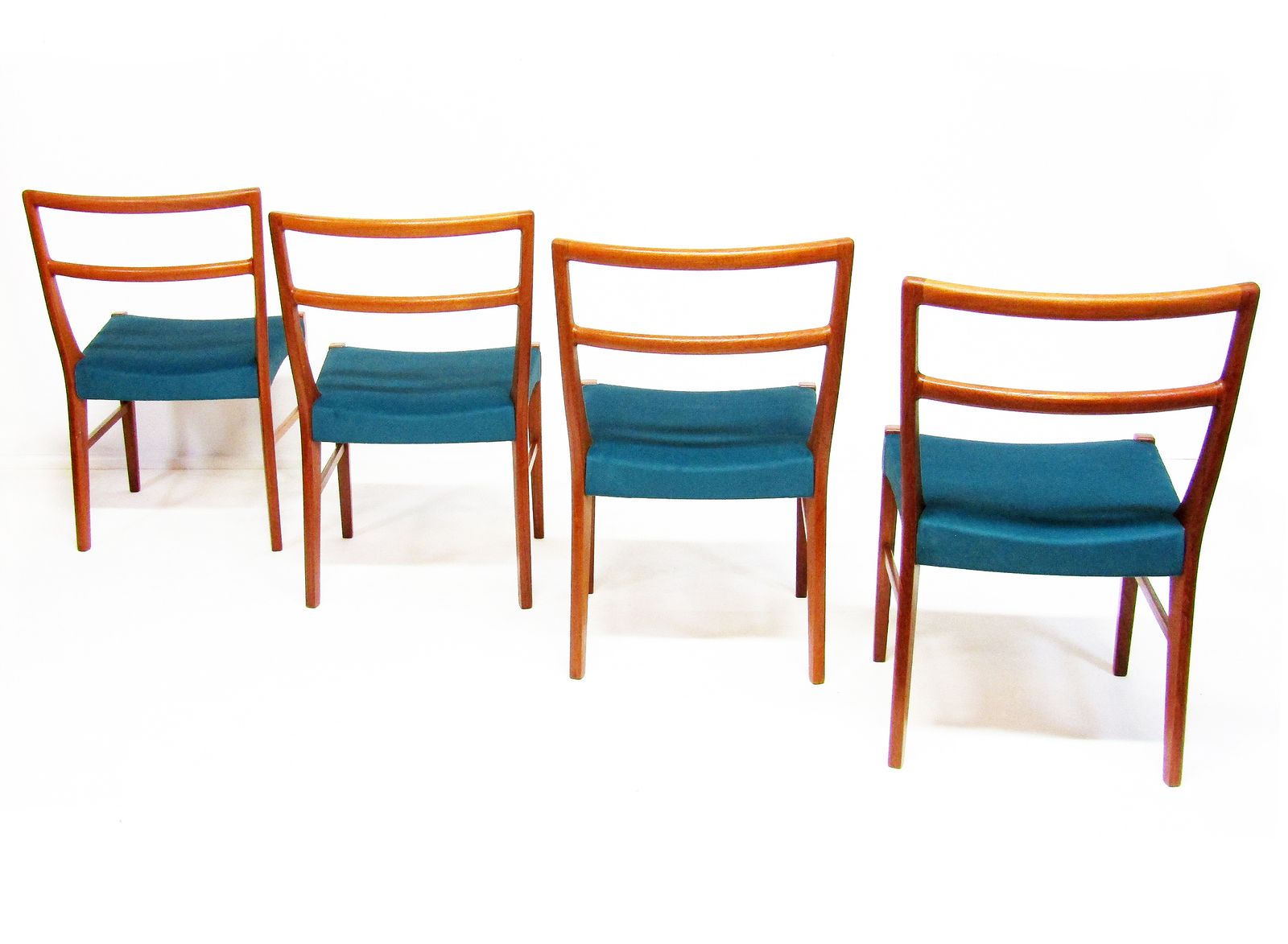 Set Of Four 1960s Danish Dining Chairs By Johannes Andersen For Bernhard Pedersen photo vinterior