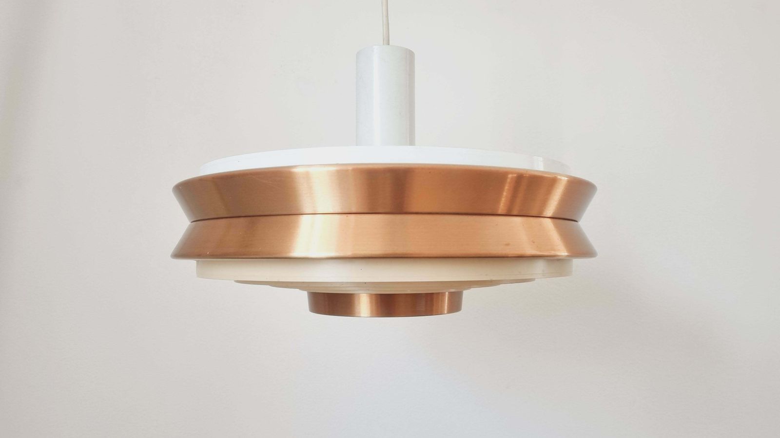 371.0 Midcentury Pendant Ufo In Style Of Jo Hammerborg, Denmark, 1970s photo
