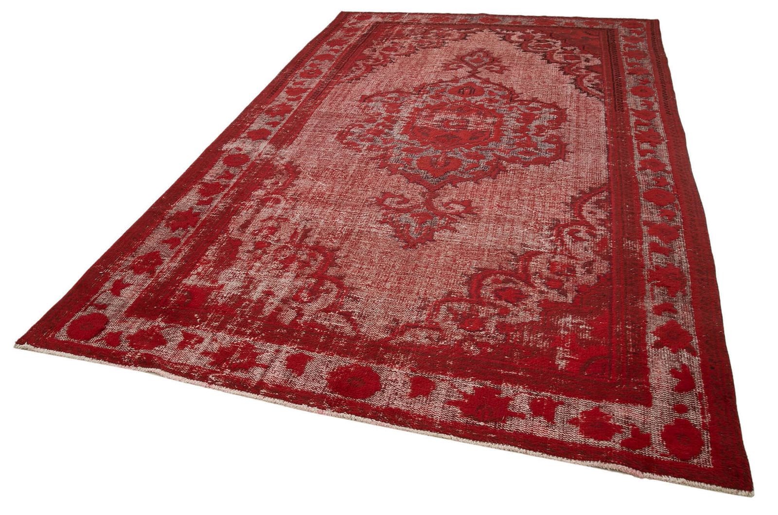 Turkish High&Low Pile Vintage Carpet 341 X 215 Sku 25656 photo Textiles