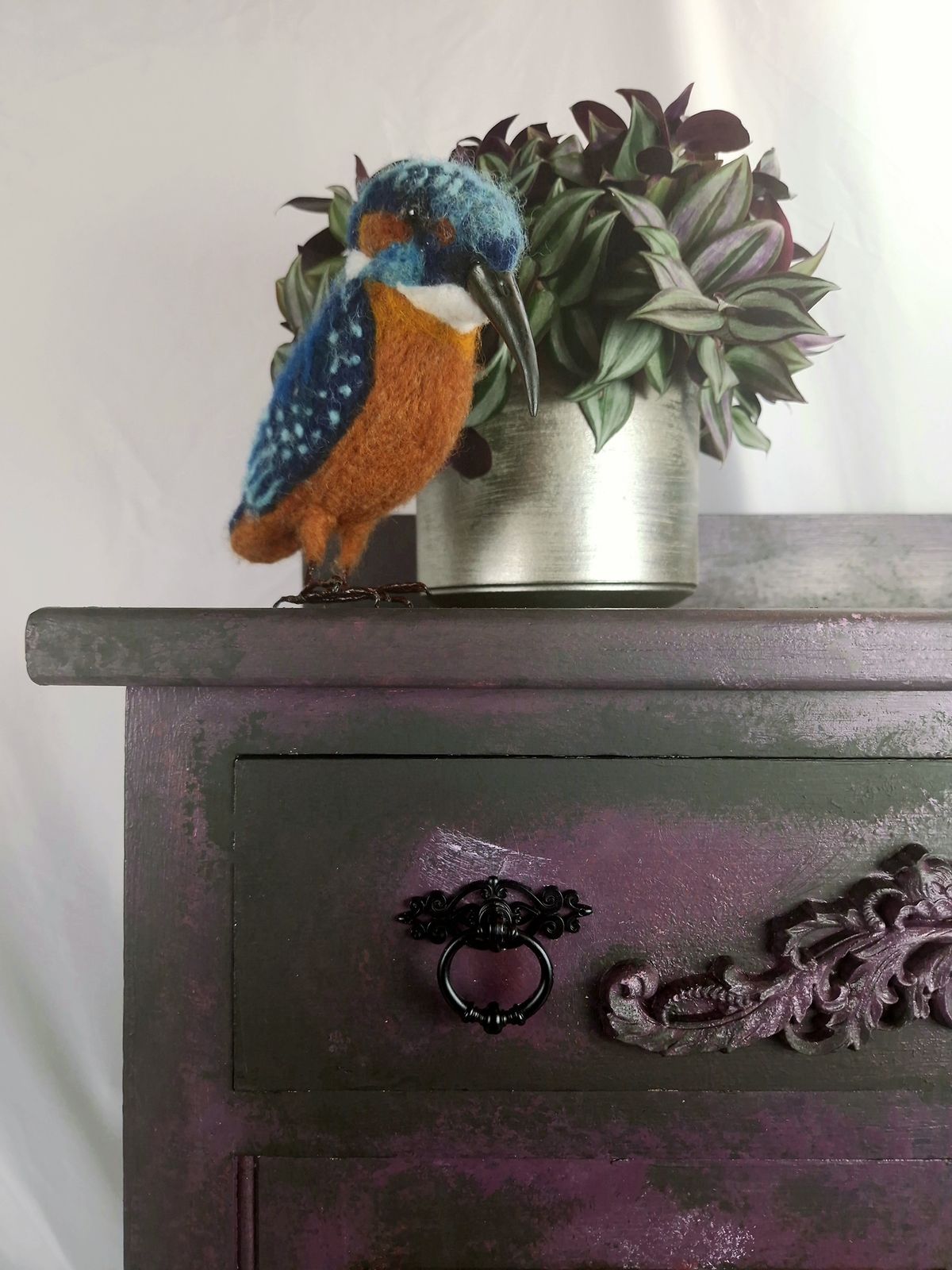 Gothic Sideboard With Floral Outlays • Handmade Furniture By Ripleys Nest photo vinterior