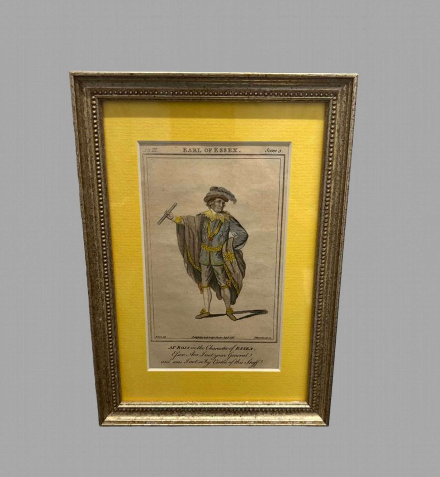 A Set Of Four Framed Theatrical Prints Hand Coloured photo 765.0