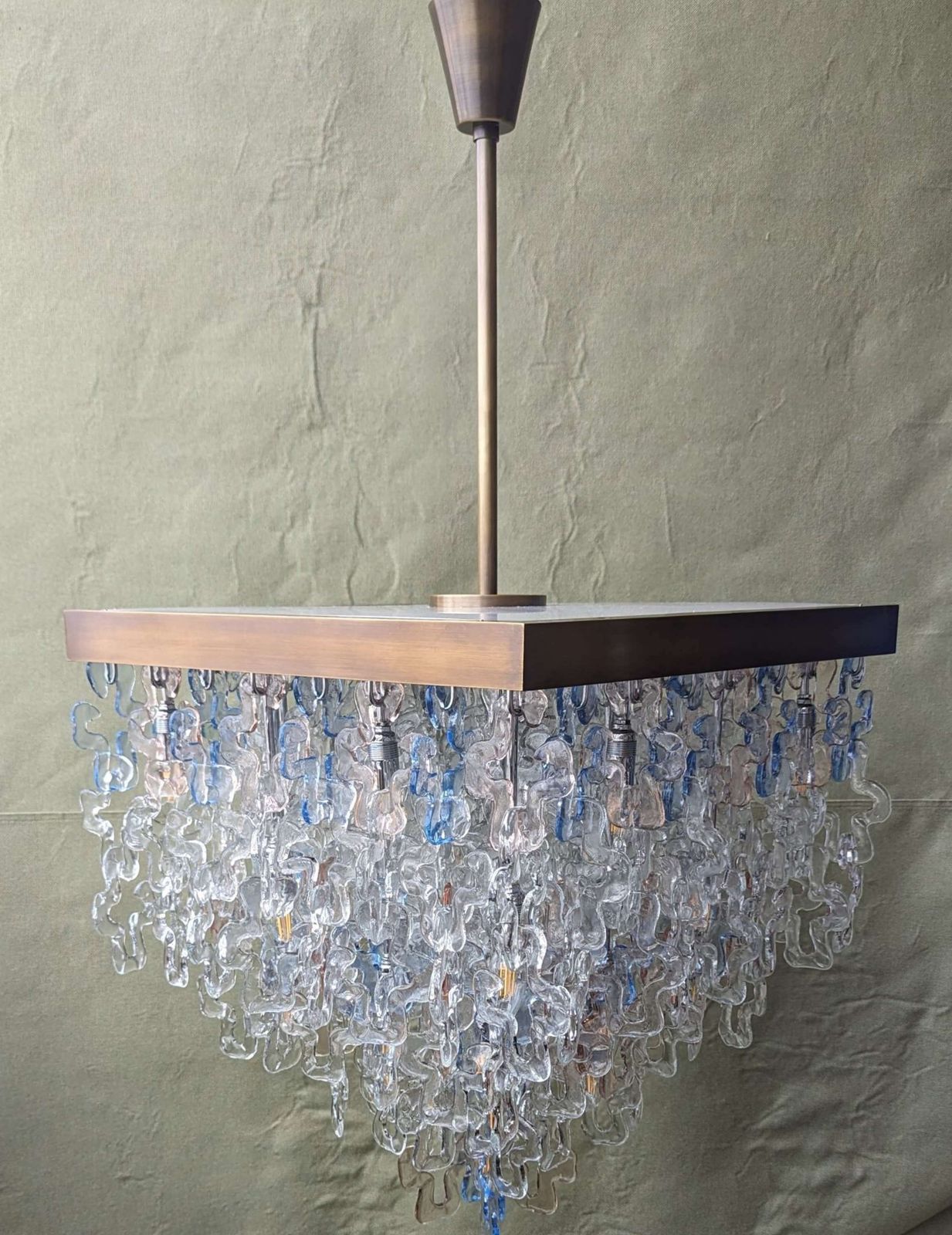 Giogali Glass Chandelier, 1960s