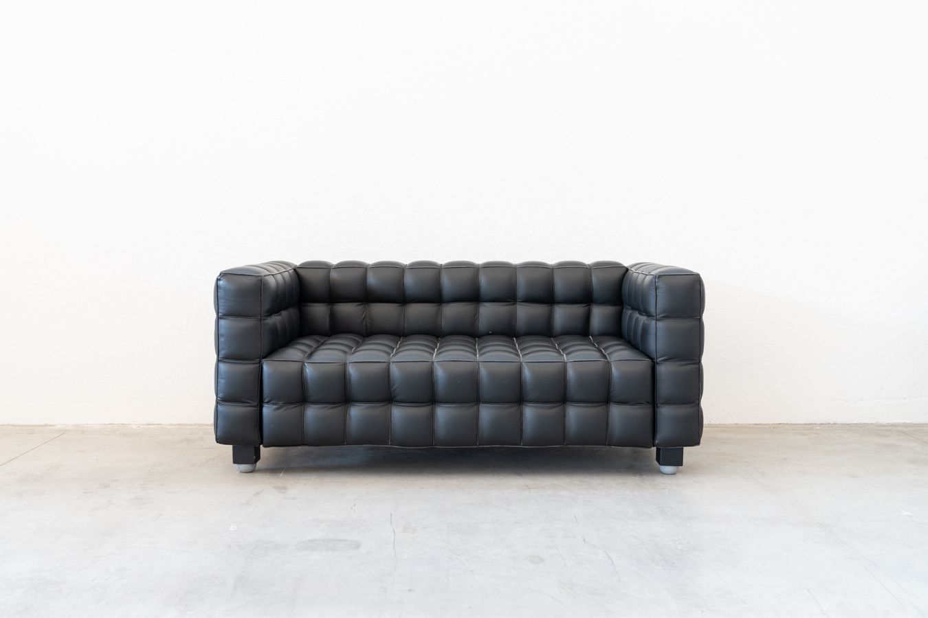 Kubus Sofas, Two Seater By Josef Hoffmann For Wittmann, 1980s, Set Of 4 photo for sale