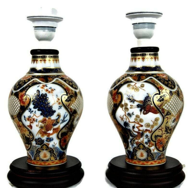 Kaiser Table Lamps Exclusive For Vintage Lighting / Asian Porcelain Lamps photo furniture