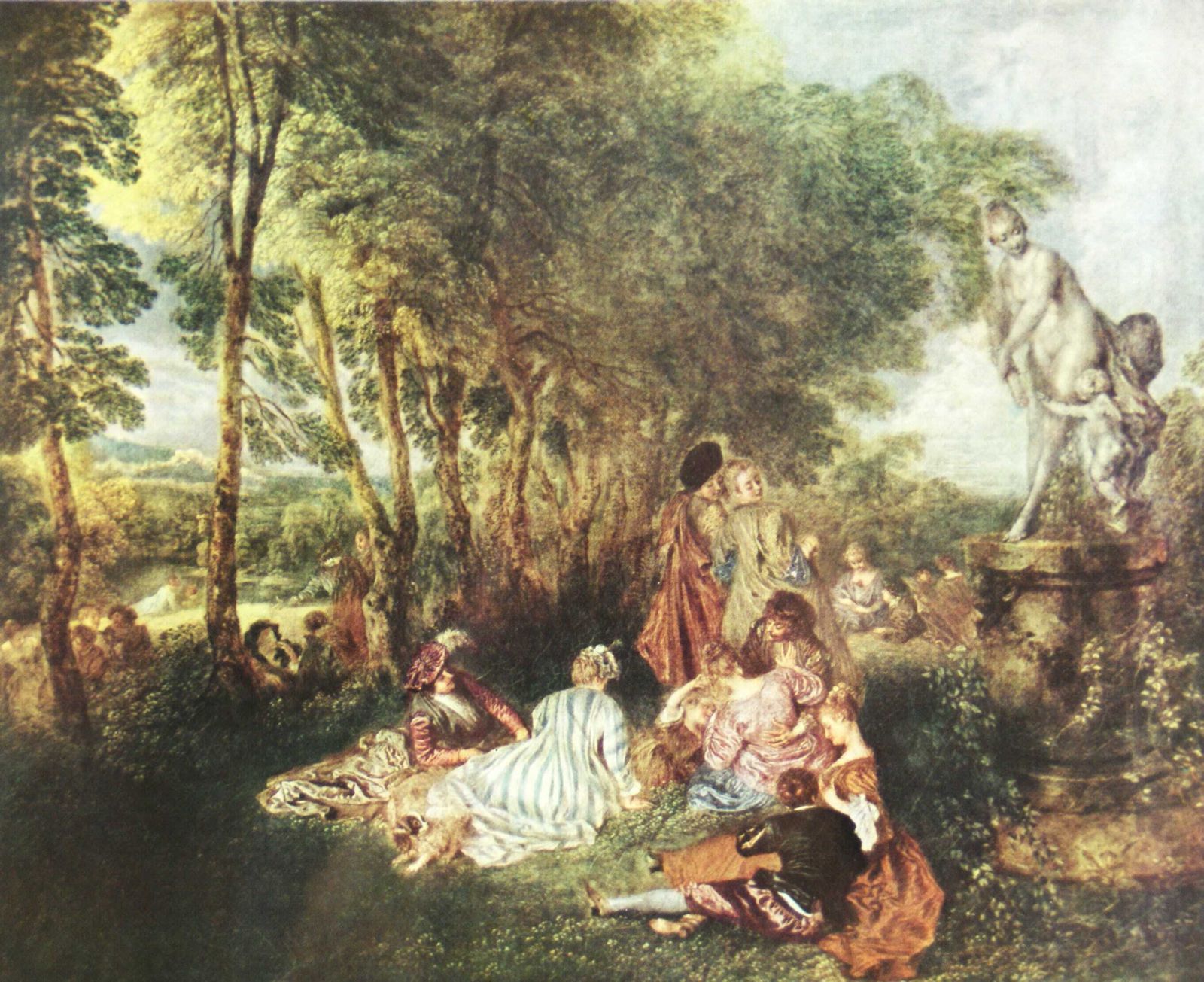 photo for sale The Love Festival Jean Antoine Watteau (1684   1721)