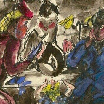 At The Glove Shop Vera Cuningham photo for sale
