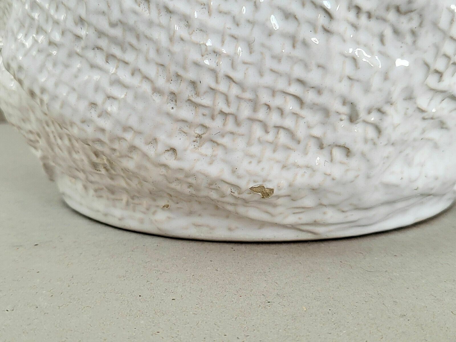 Vintage Vase 1960 Bay Keramik Giant Jute Bag West Germany Ceramic 60s 1960s photo vintage