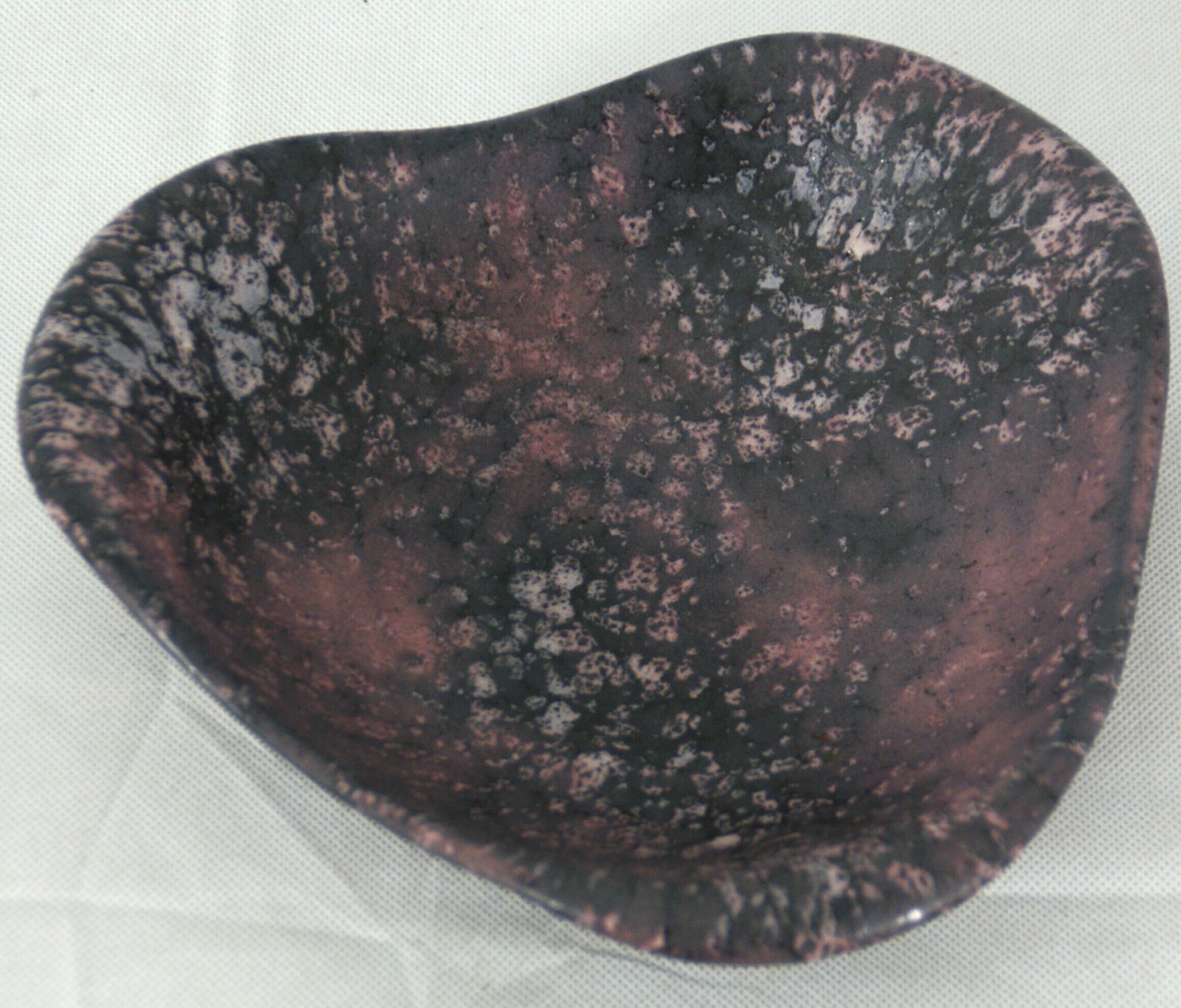 Vintage Lava Ceramic Plate, 1950s photo vintage