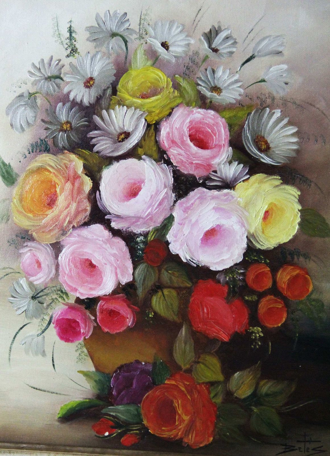 Autumn Flowers By Jarrón De Betés photo buy
