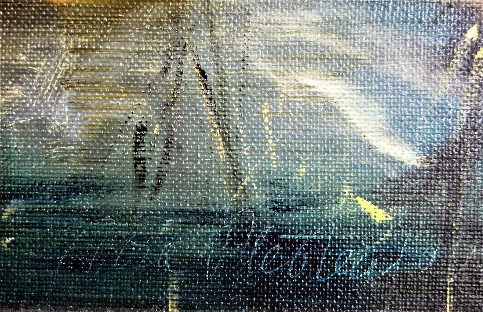 The Church In The Middle Of The Lake, Oil Painting On Canvas photo Art