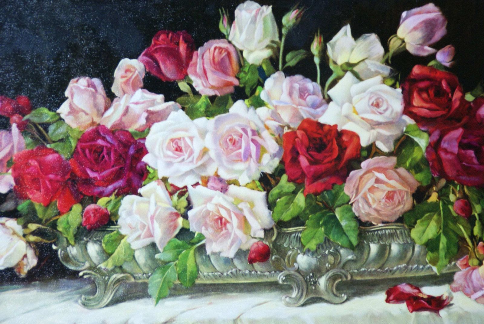 photo for sale Still Life With Roses By Erich Krüger