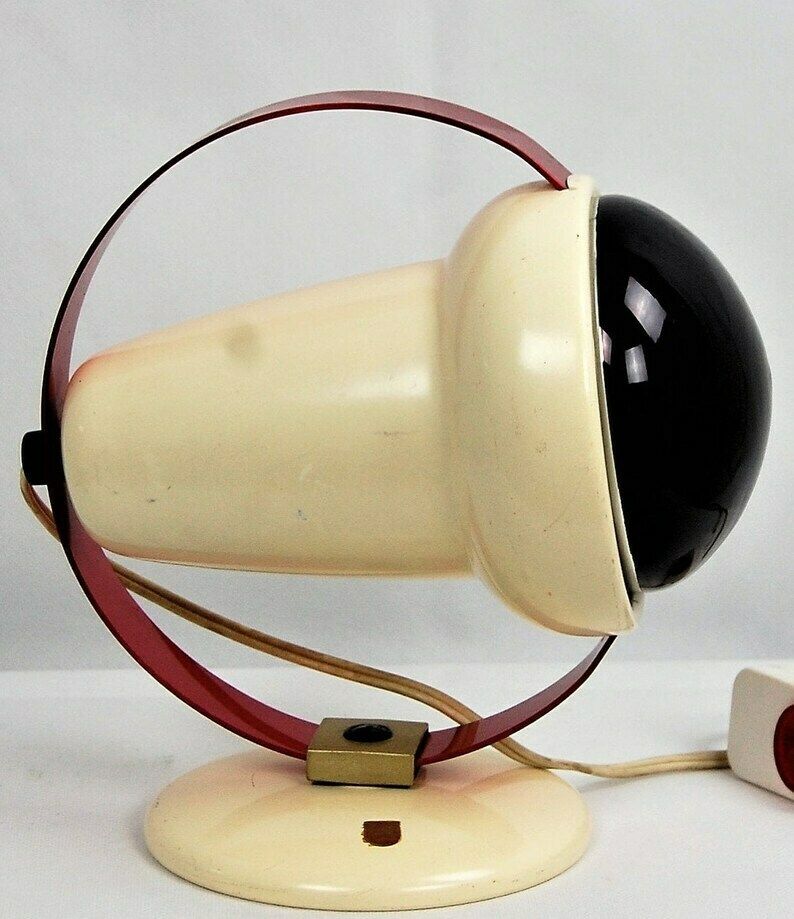 Infraphil Lamp By Charlotte Perriand For Philips, 1950s photo vintage