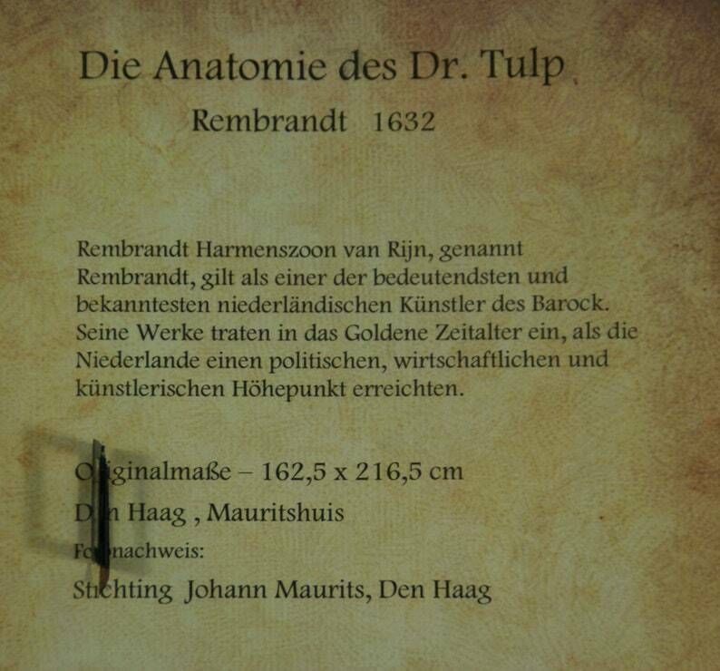 The Anatomy Of DR. Tulp By Dutch Painter Rembrandt photo 110.0