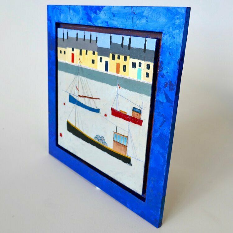 St Mawes Fishing Boats St Ives Naive photo buy