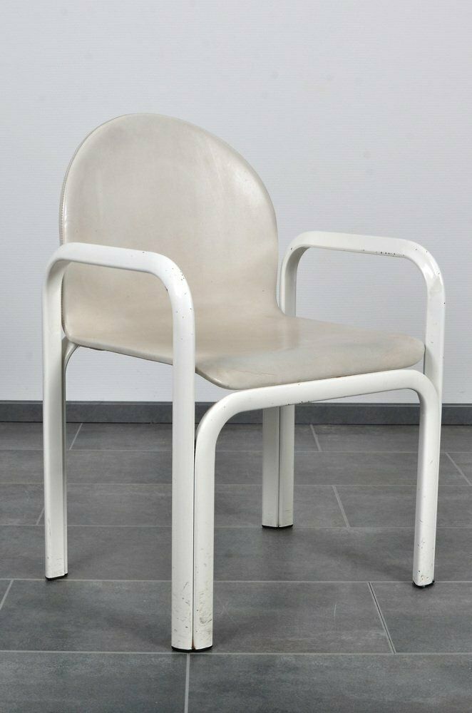 5250.0 Orsay Dining Set In Leather By Gae Aulenti For Knoll 1970s Set Of 7 photo