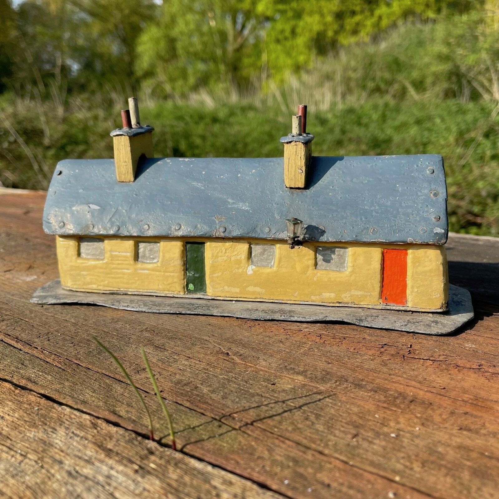 Mid Century Folk Art Miner's Cottages photo furniture