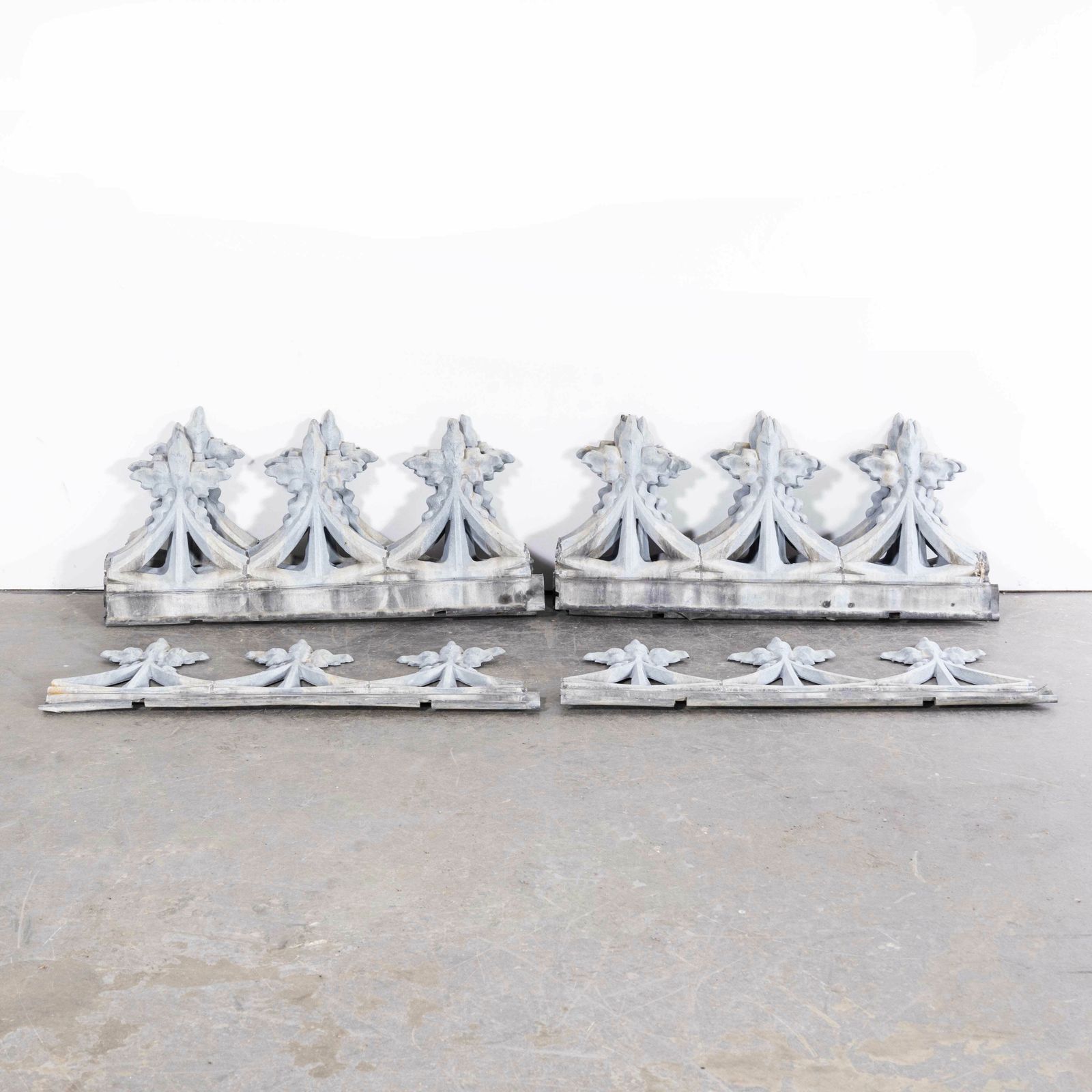 1920’s French Decorative Zinc Roof Edging Panels – Single Pieces