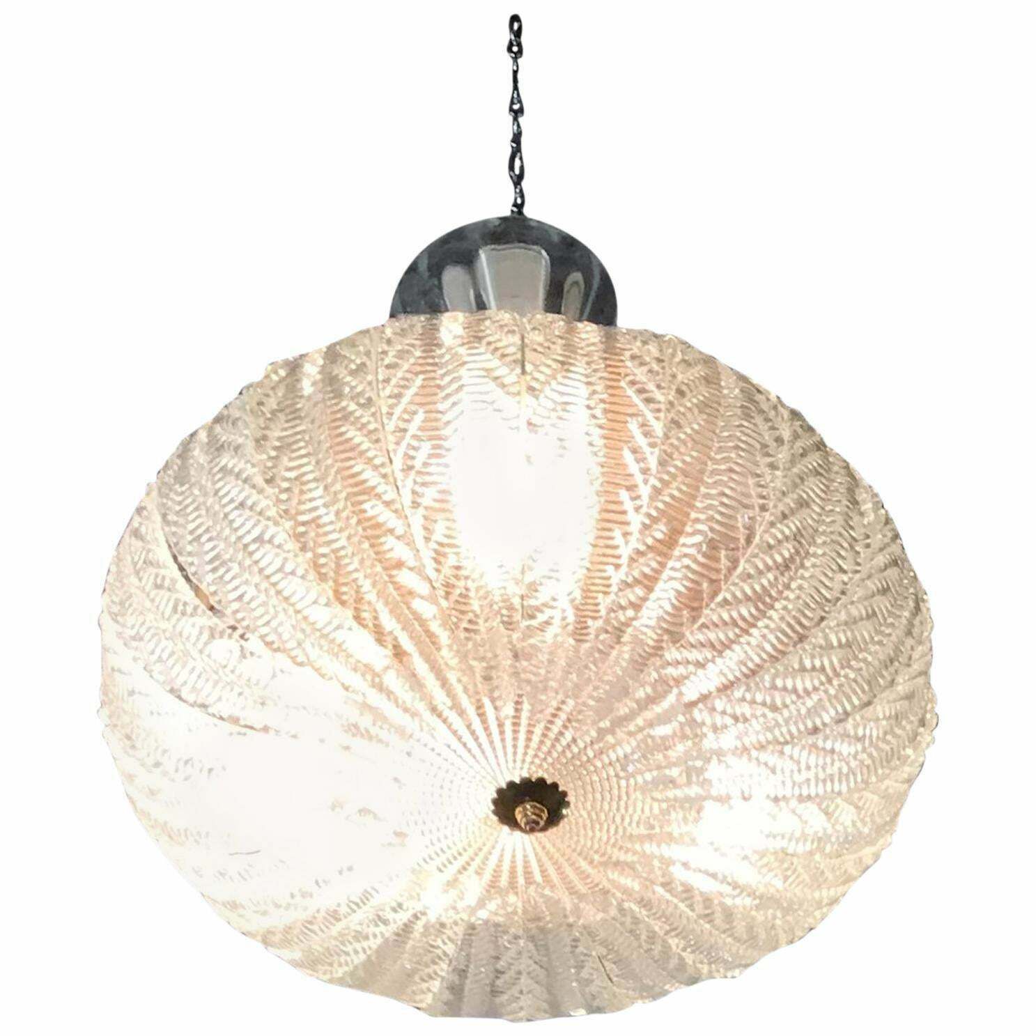 Venini Tree. Of Chandeliers Murano Glass Brass, 1940
