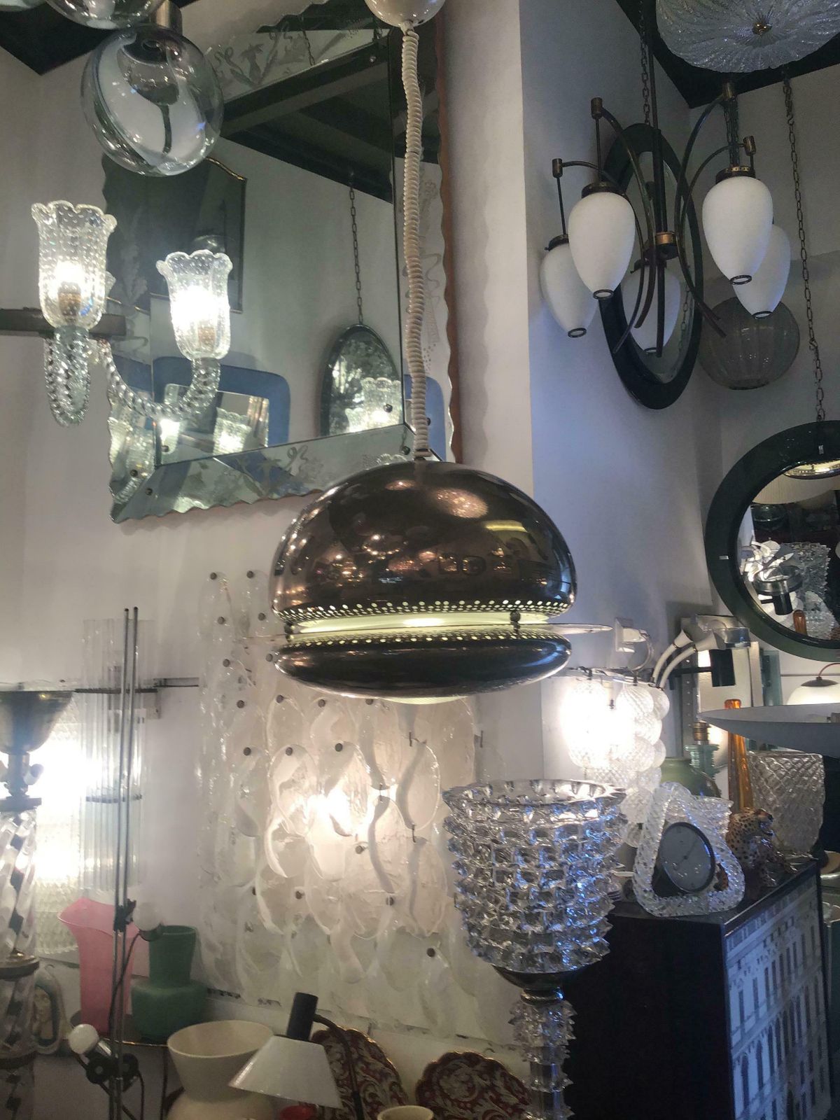 photo buy Afra And Tobia Scarpa "Flos" Metal Crome Glass 1960 Italy