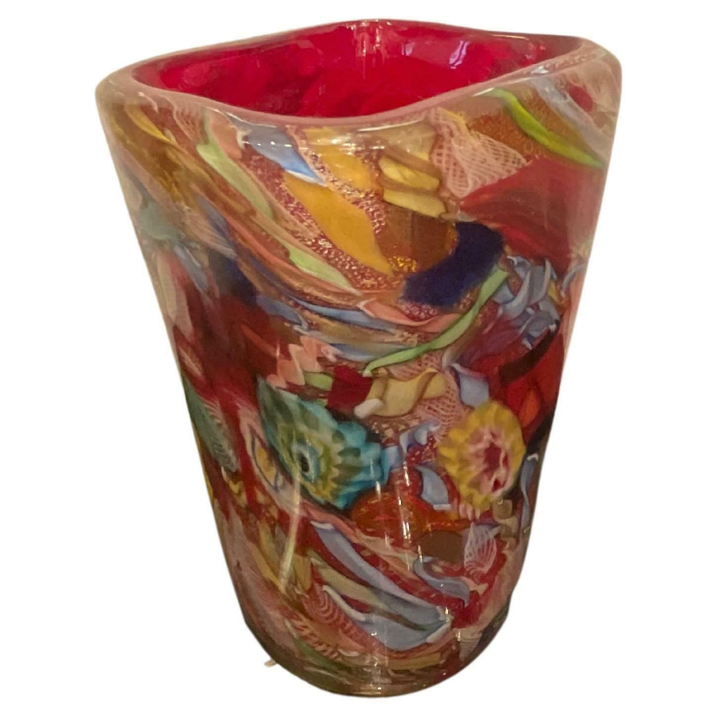 Avem   Aureliano Toso  Murano   Vase Of The 1950s