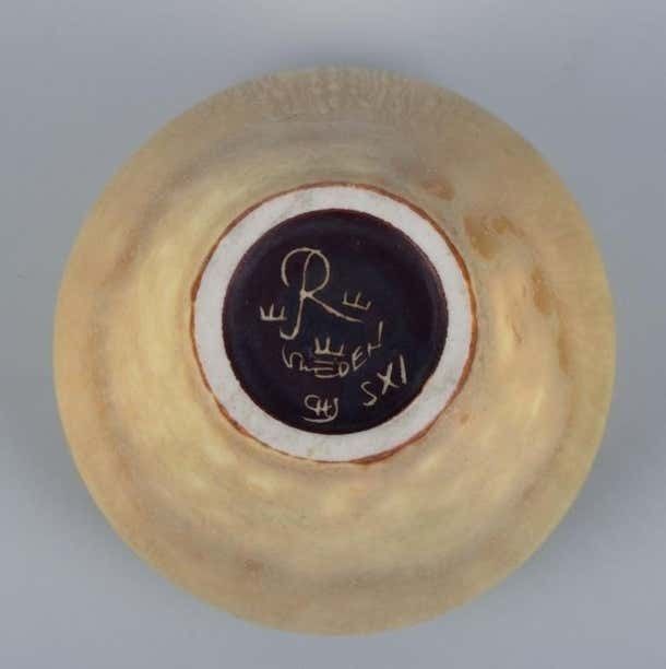 Carl Harry Stålhane For Rörstrand  Ceramic Vase With Hare Fur Glaze Mid 20th C photo 238.0