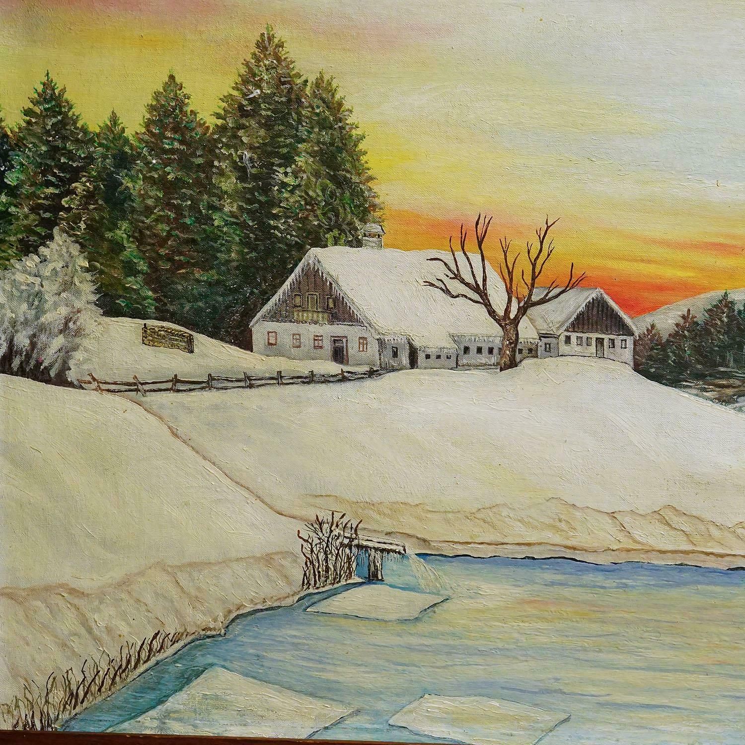 Sunrise In A Winterly Landscape In The Black Forest photo furniture