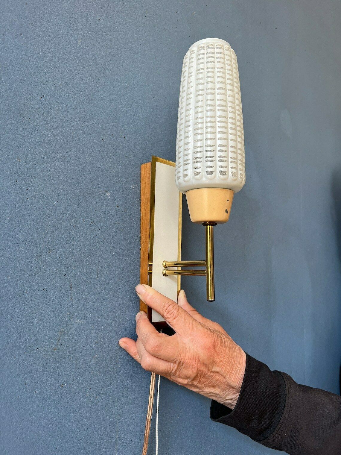 Mid Century Wandlamp | Glazen Wandlamp | Scandinavische Lichtarmatuur photo 161.0
