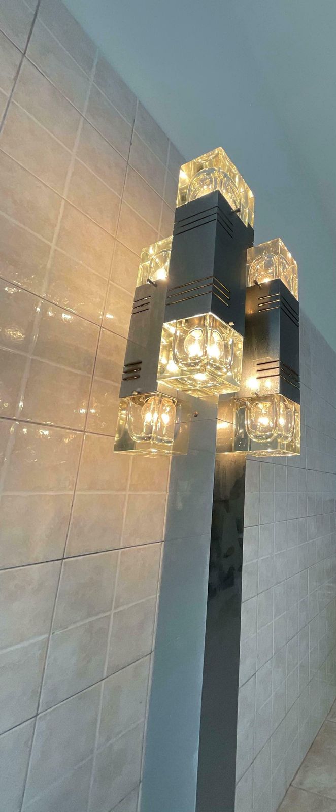 photo vinterior Gaetano Scolari   Floor Lamp From The 70s With Murano Glass