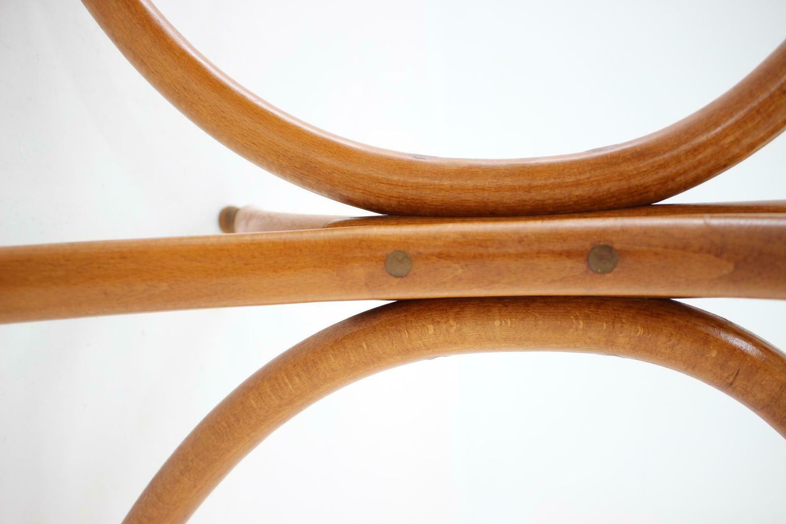 1980s Beech Coat Hanger By Tonne, Czechoslovakia photo vintage
