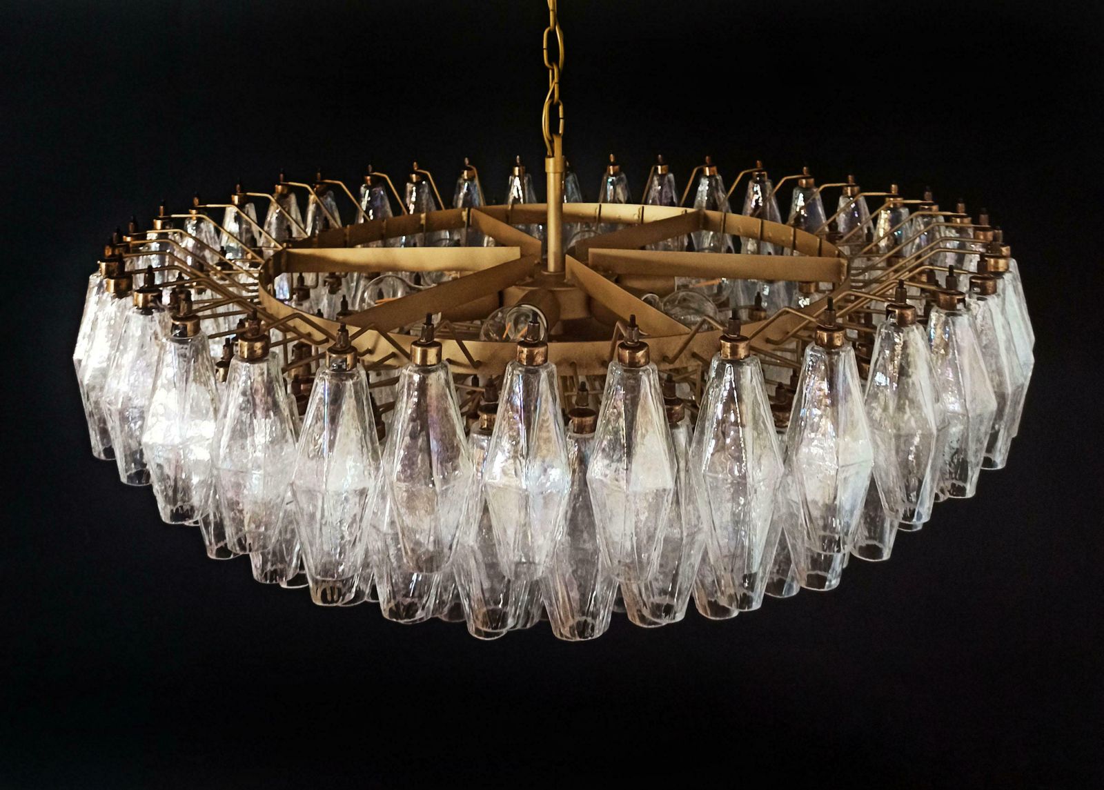 Beautiful Murano Glass Chandeliers   185 Iridescent Glasses photo 11720.0