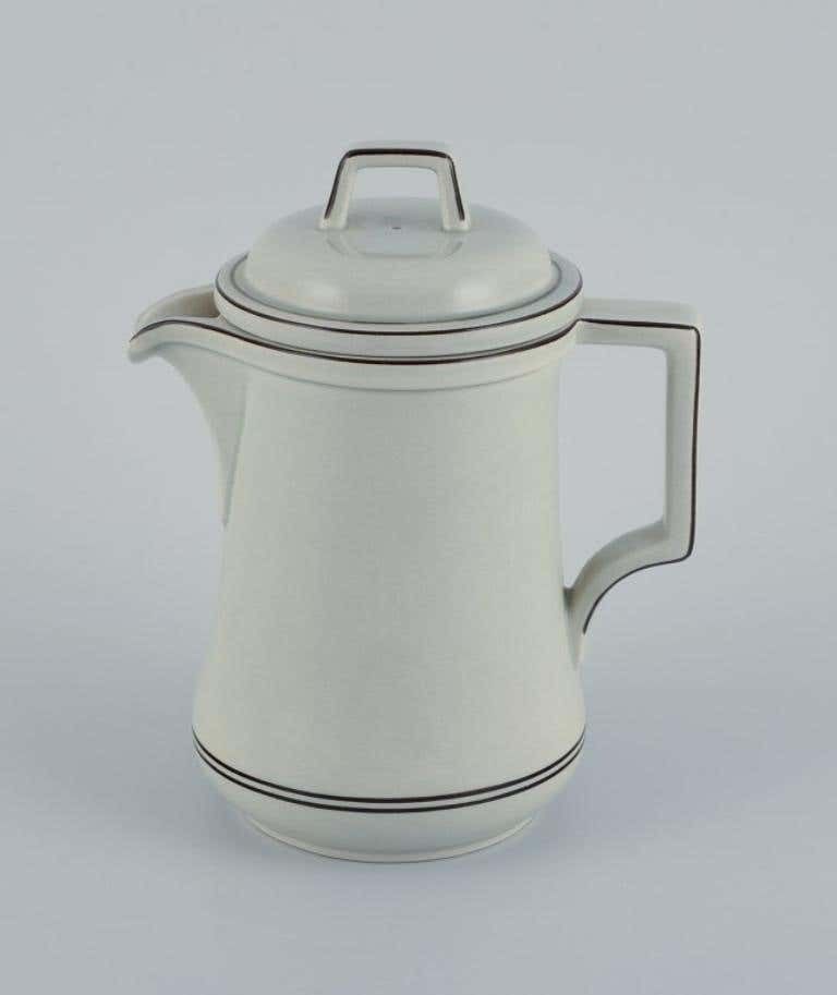 Jens Harald Quistgaard For Bing & Grøndahl. "Colombia" Coffee Pot In Stoneware photo for sale