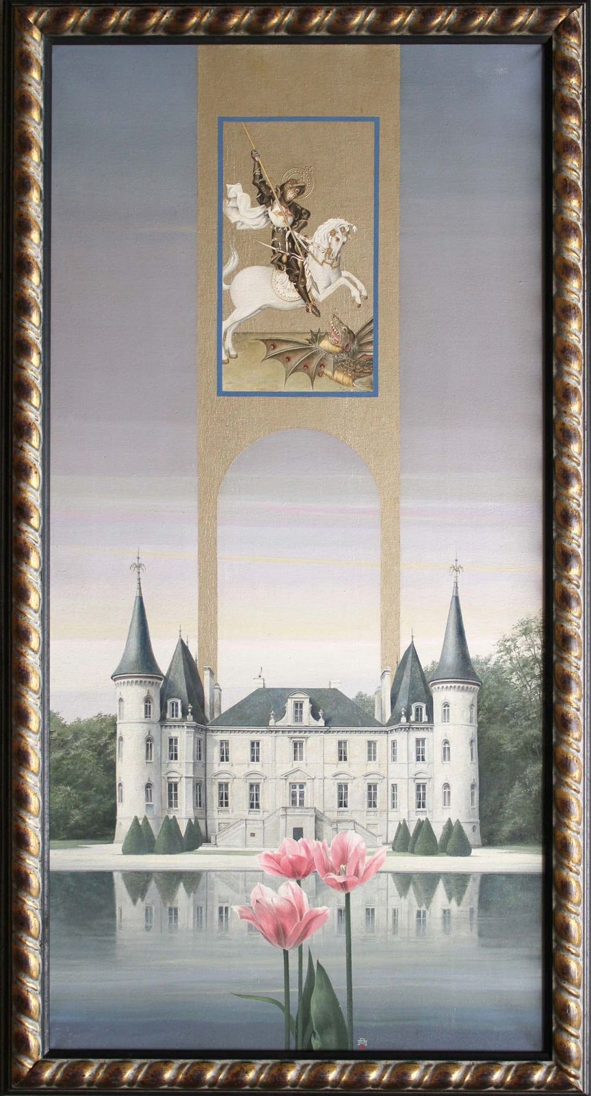 Vladimir Pavlov Chateau Pichon Longueville. 1994. Canvas, Oil 1994 photo furniture