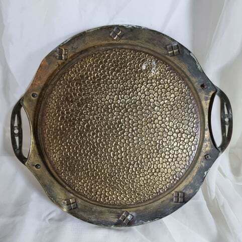 Art Nouveau Polished Brass Tray photo 68.0