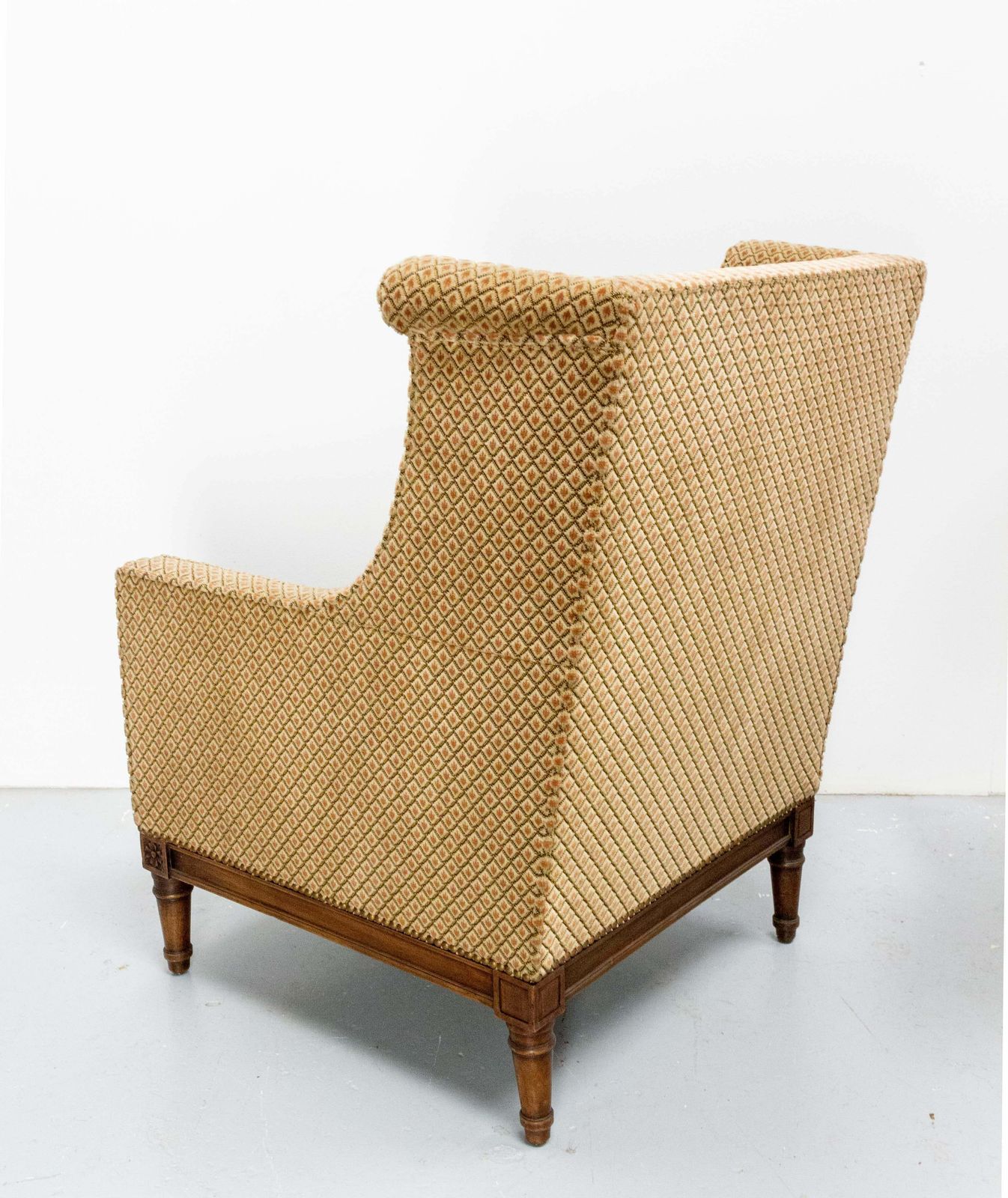 photo vinterior Antique Armchair Fauteuil Napoleon III Upholstery And Beech French 19th Century