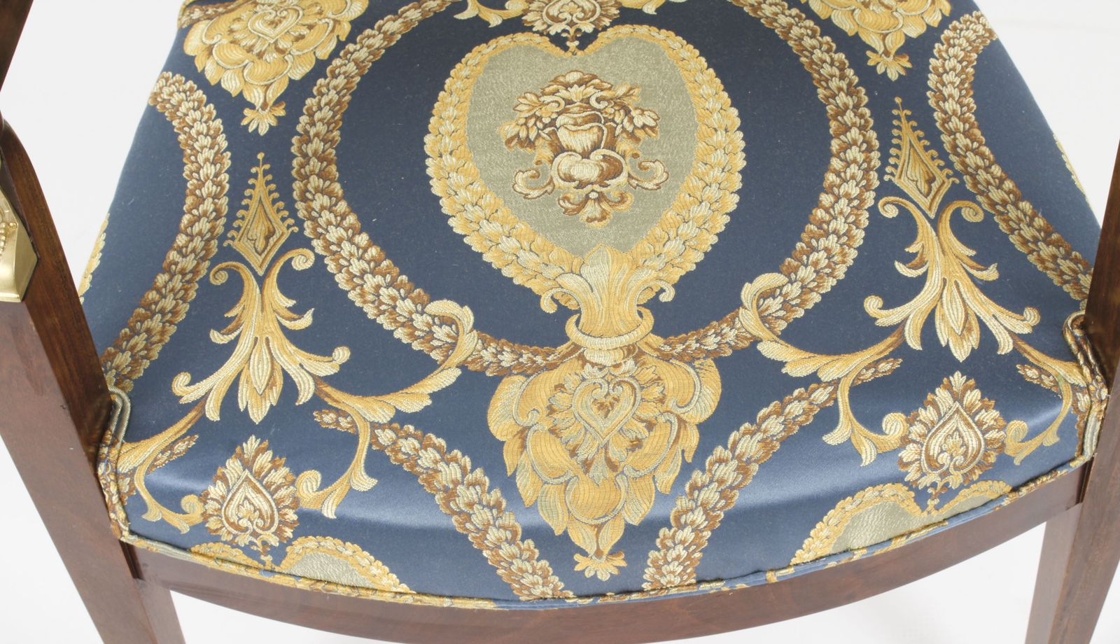Pair French Empire Revival Ormolu Mounted Armchairs C1870 19th C photo vinterior