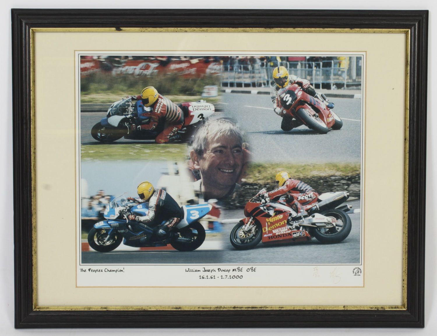 Vintage Print Of William Dunlop By Keith Martin Dated 2000