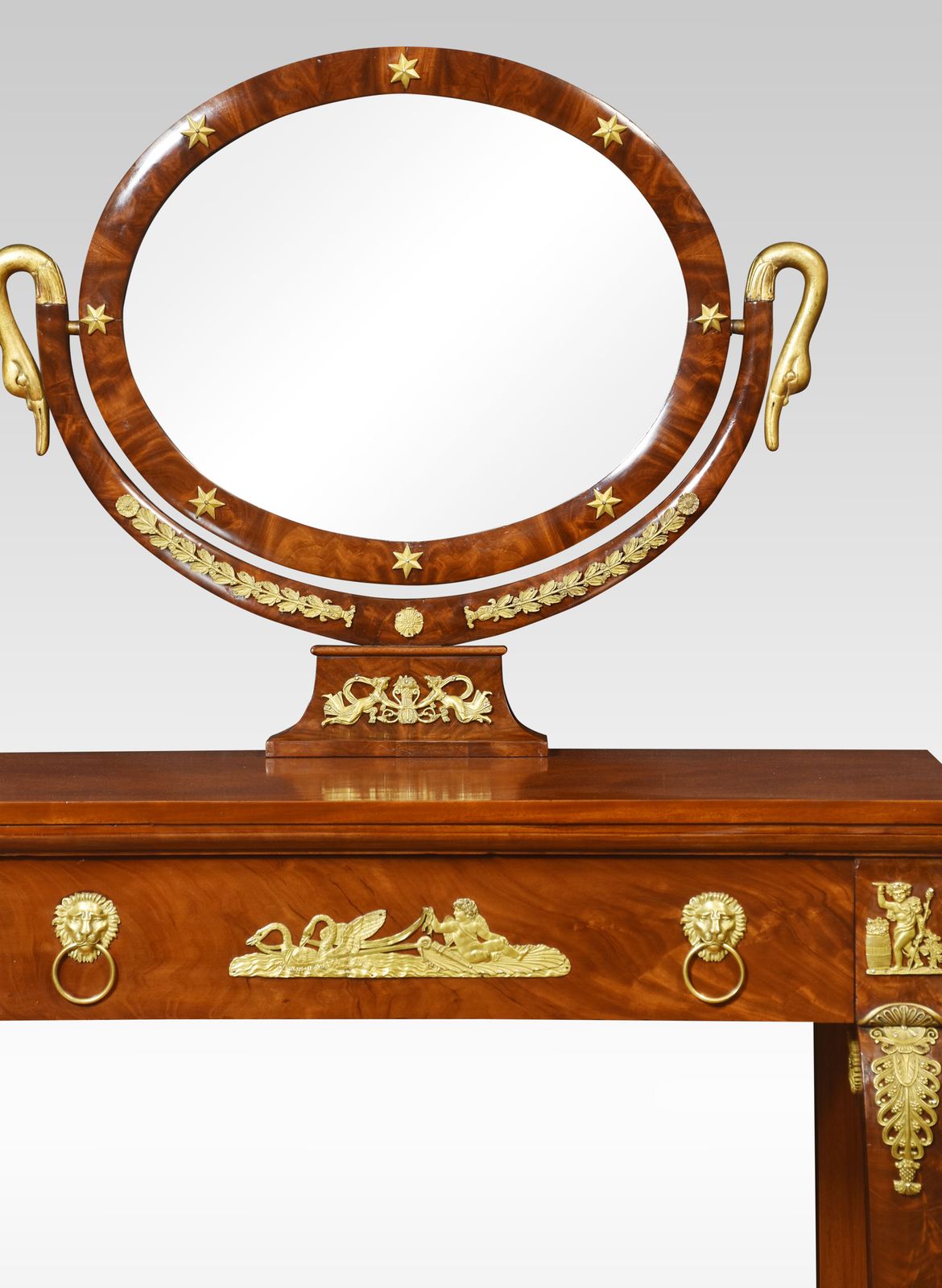 19th Century French Empire Mahogany Dressing Table photo 4770.0